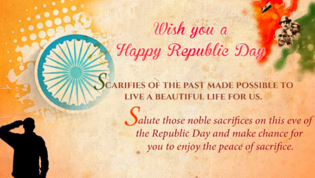 Republic day message for friends 2025