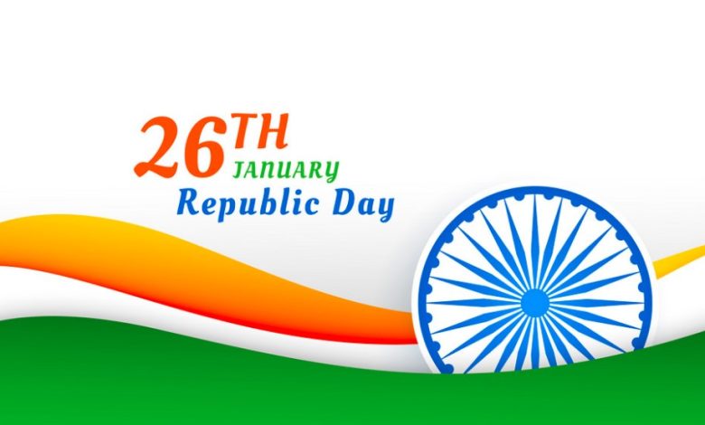 Republic day wishes banner 2025